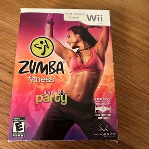 Wii Zumba game New.
